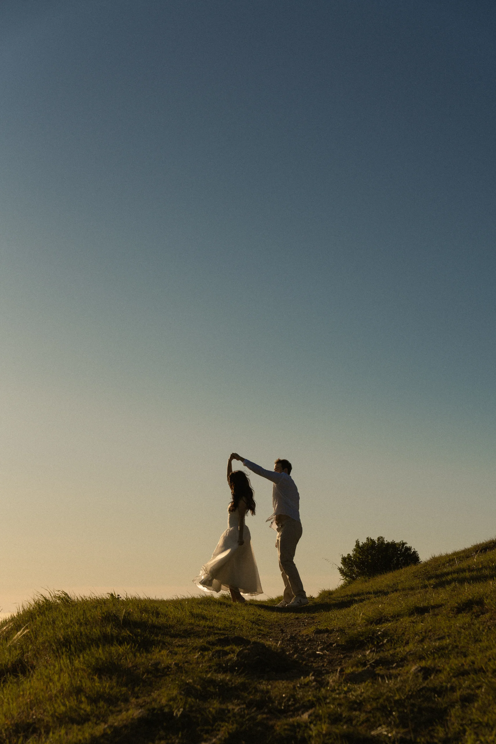 A couple in soft, cinematic light — cinematic wedding and couples photography by Volkanova.photo in Sacramento and the Bay Area